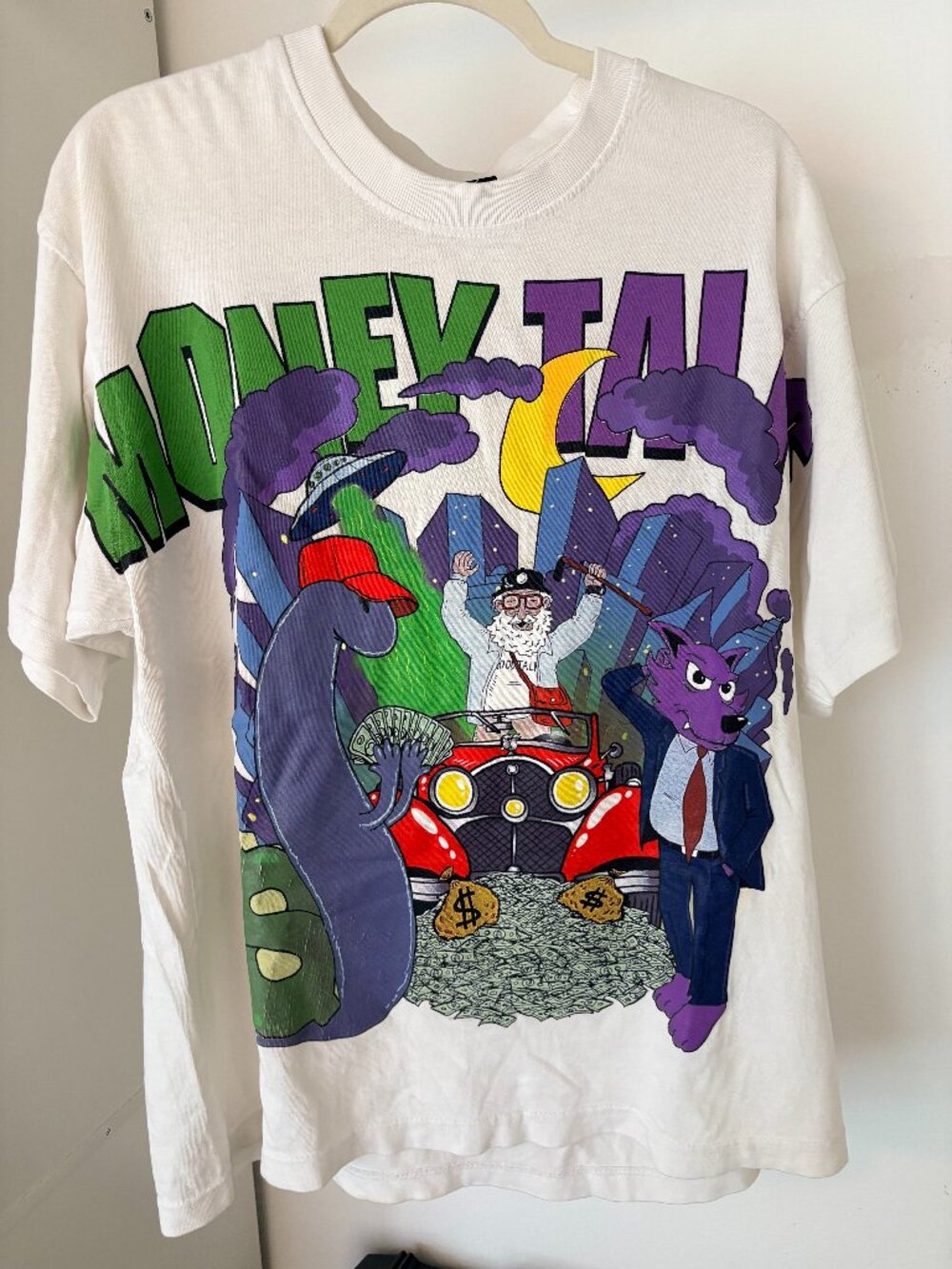 GoodTalk x SlowBucks Money Talks Tee Mens Large